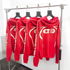 Roter Kapuzenpullover - Herren