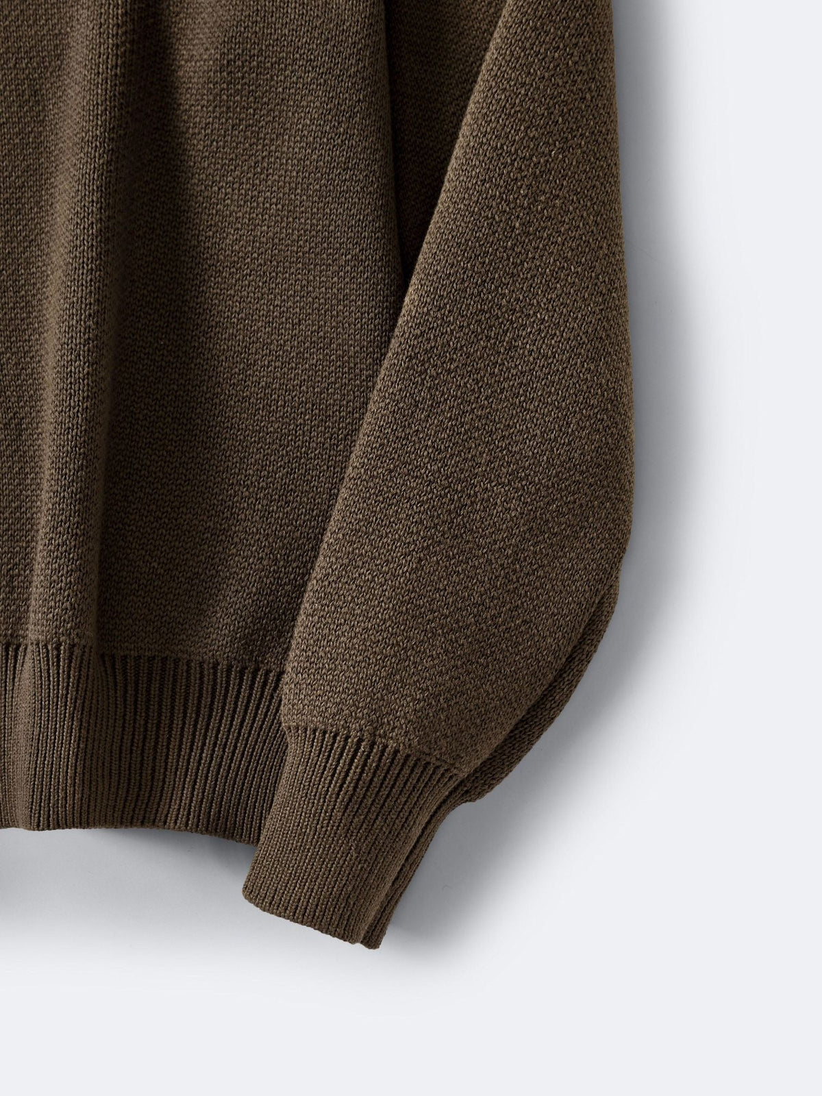 Cremefarbener Wollpullover mit Textlogo, Rundhalsausschnitt – Herren