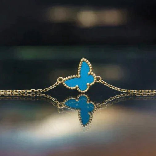 Butterfly Turquoise Butterfly Bracelet – LUX VERSE Luxury Designer Fashion Outlet