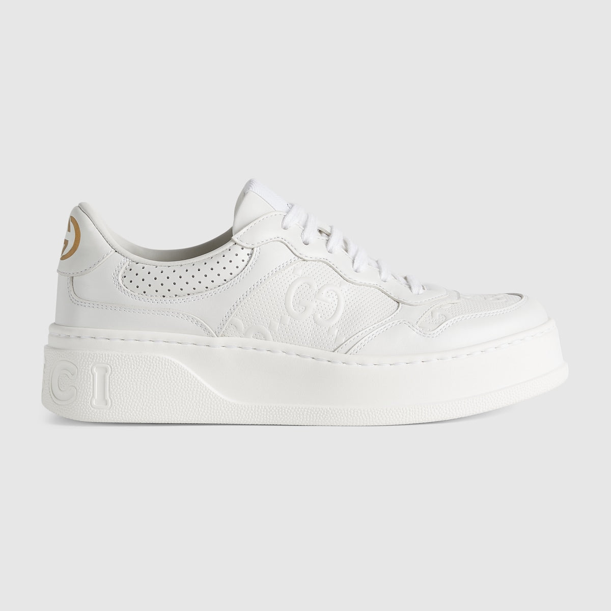 Women's GG embossed sneaker – this sneaker's chunky silhouette gives it a playful, retro feel – LUX VERSE Luxury Designer Fashion Outlet