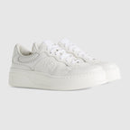 Women's GG embossed sneaker – crafted from GG embossed leather, the monogram motif adds a logo twist – LUX VERSE Luxury Designer Fashion Outlet