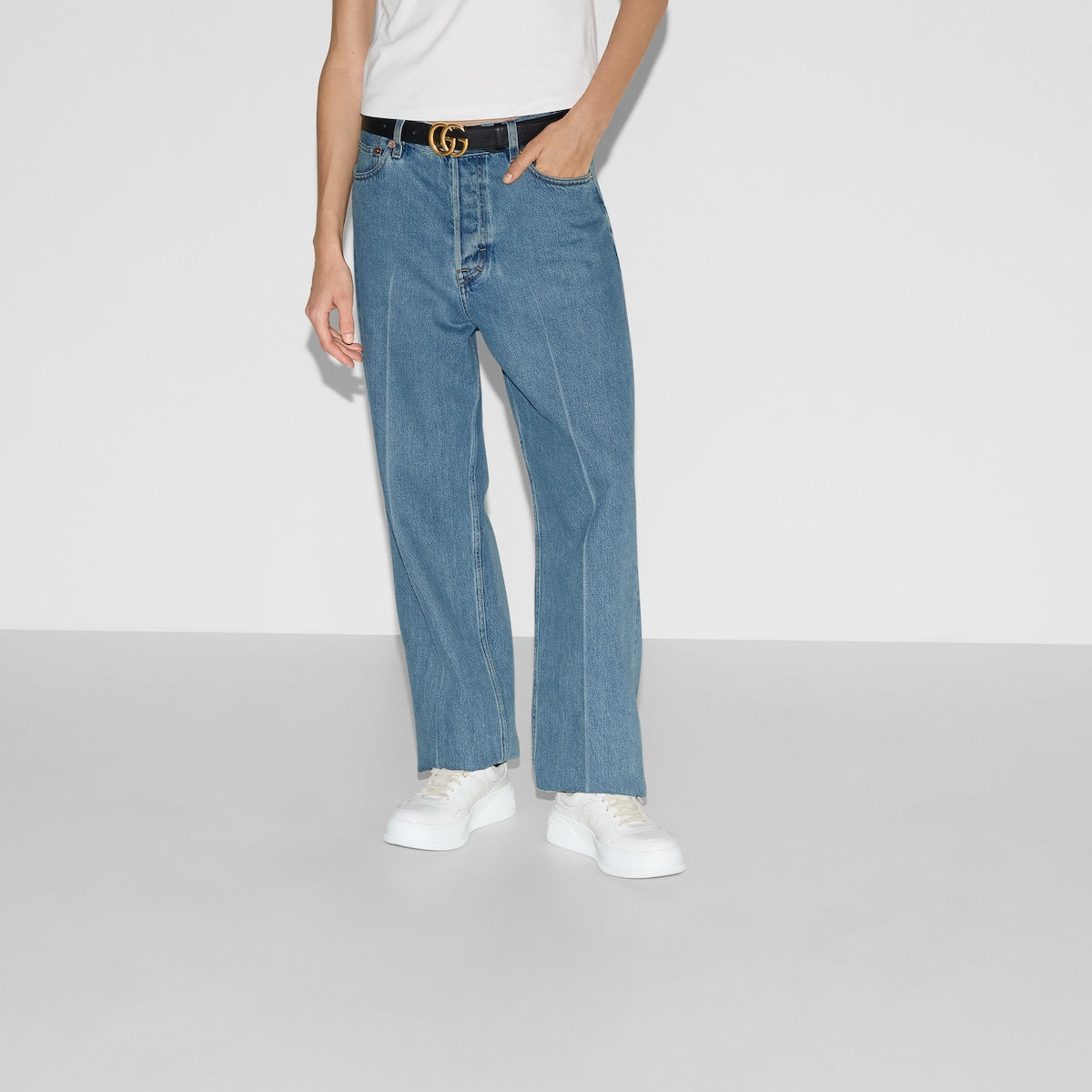 Women's GG embossed sneaker – collections continue to look to other eras, finding inspiration in the everyday – LUX VERSE Luxury Designer Fashion Outlet
