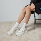 Women's GG rhombi sneaker – here, the pattern defines this pair of sneakers in gold lamé – LUX VERSE Luxury Designer Fashion Outlet