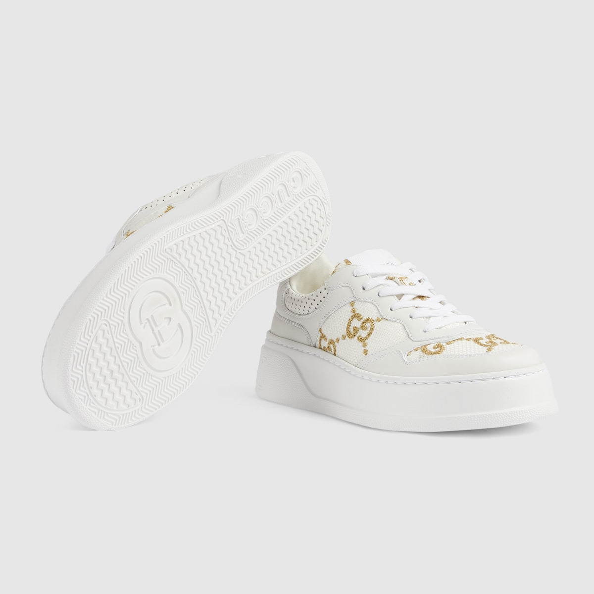 Women's GG rhombi sneaker – deepening the connection to the brands'heritage, a printed Interlocking G logo – LUX VERSE Luxury Designer Fashion Outlet
