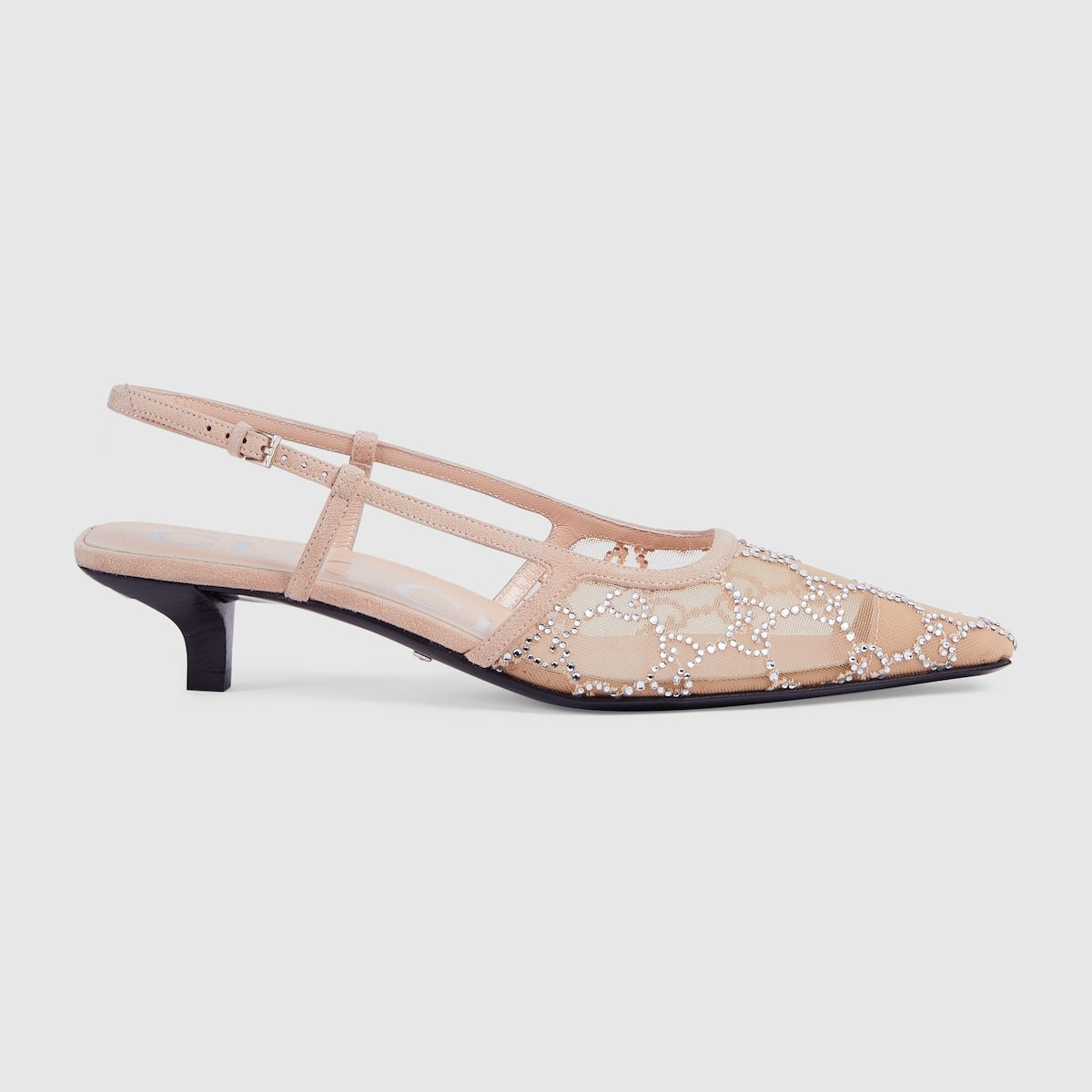 Women's slingback suede pump – the Aria collection takes references from the archives of the'90s and early'2000s, – LUX VERSE Luxury Designer Fashion Outlet