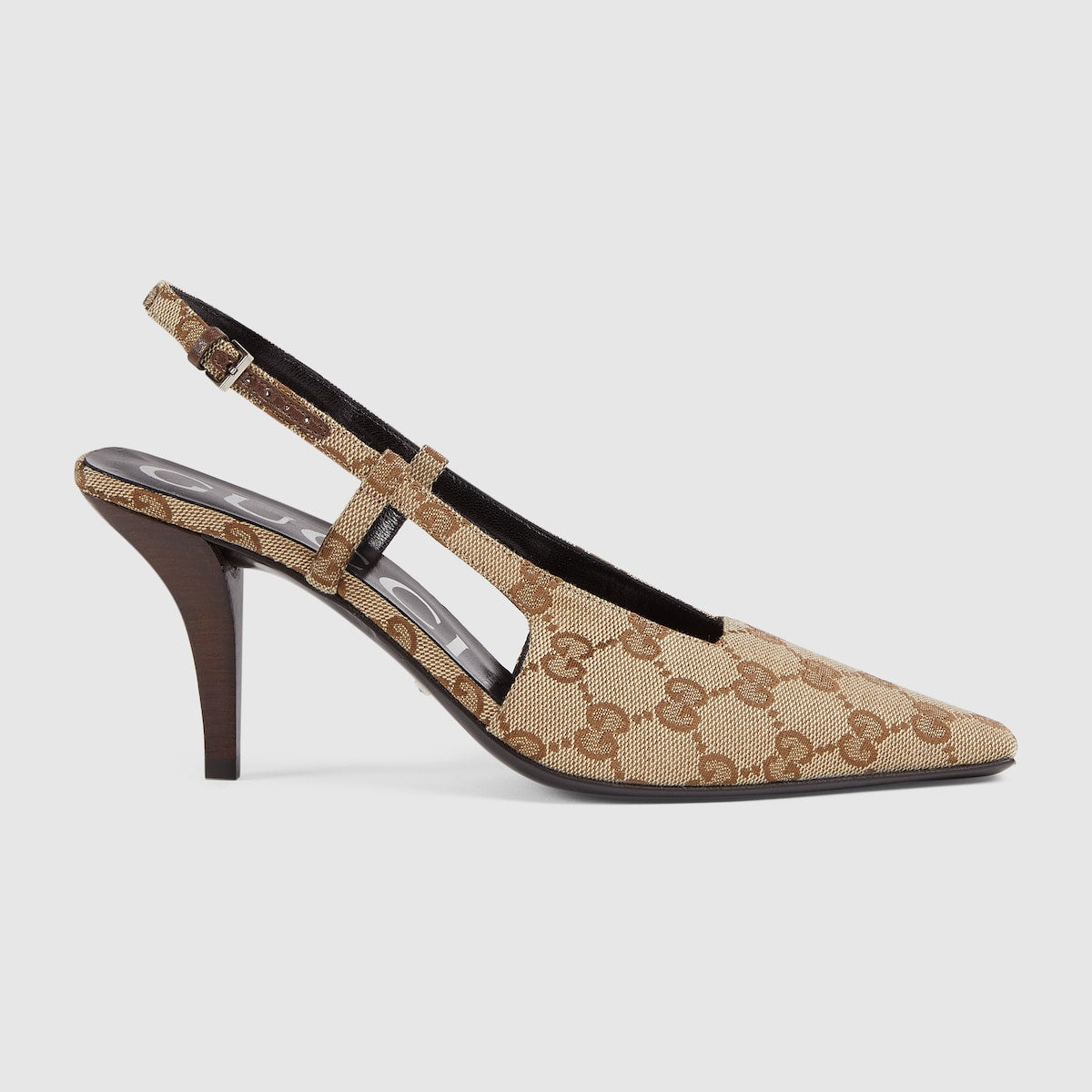 Women's GG canvas slingback pump – the Aria collection takes references from the archives of the'90s and early'2000s, – LUX VERSE Luxury Designer Fashion Outlet