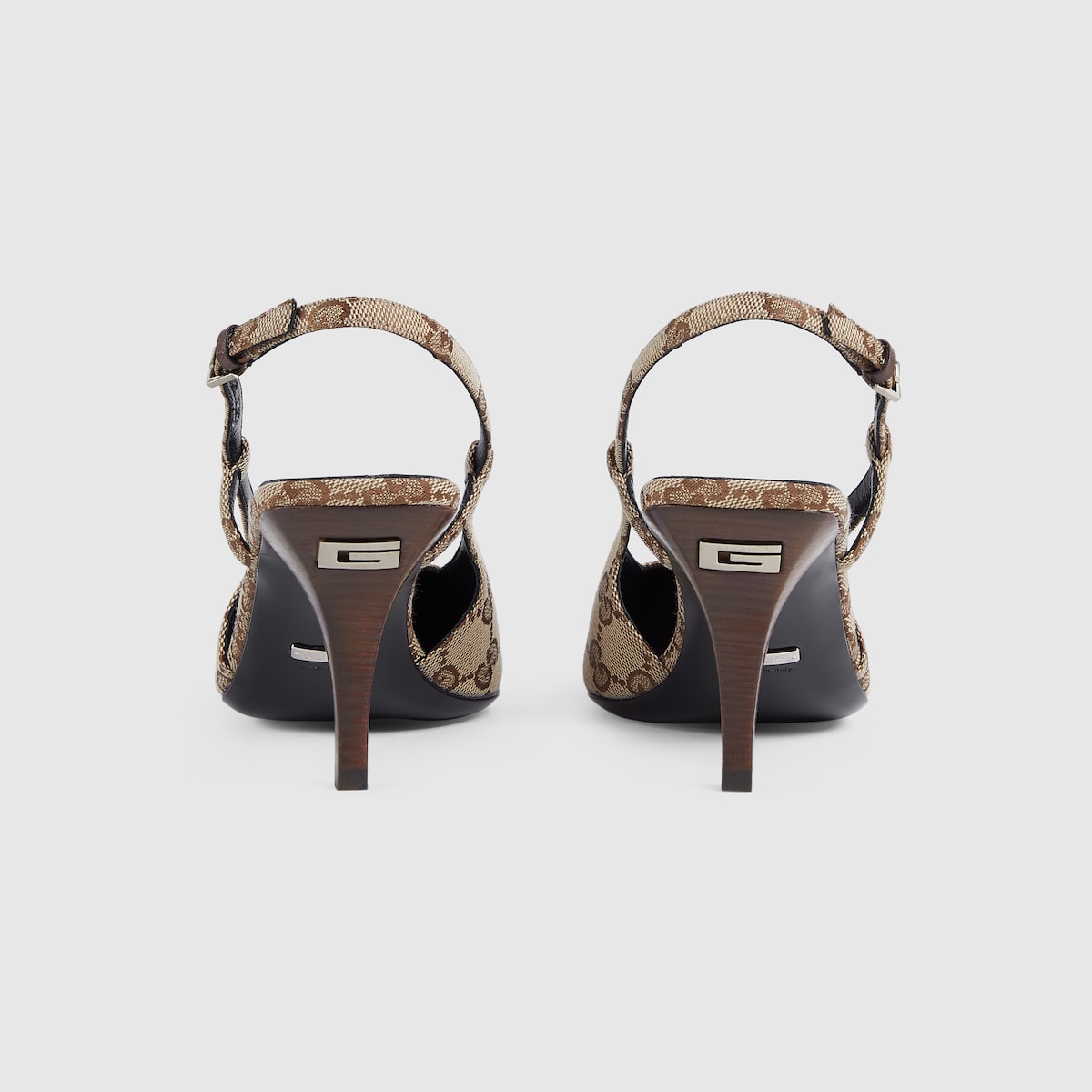 Women's GG canvas slingback pump – the Aria collection takes references from the archives of the'90s and early'2000s, – LUX VERSE Luxury Designer Fashion Outlet