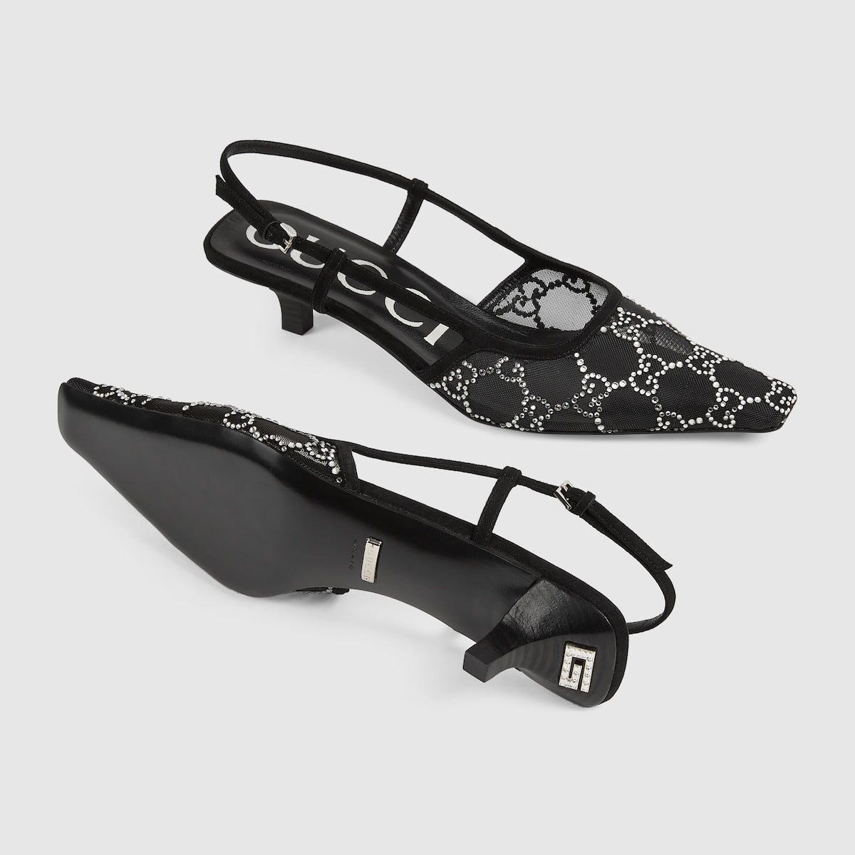 Women's slingback motif pump – the Aria collection takes references from the archives of the'90s and early'2000s, – LUX VERSE Luxury Designer Fashion Outlet