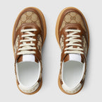 GG sneaker – with a chunky silhouette, this sneaker plays with shapes, colors and materials to – LUX VERSE Luxury Designer Fashion Outlet