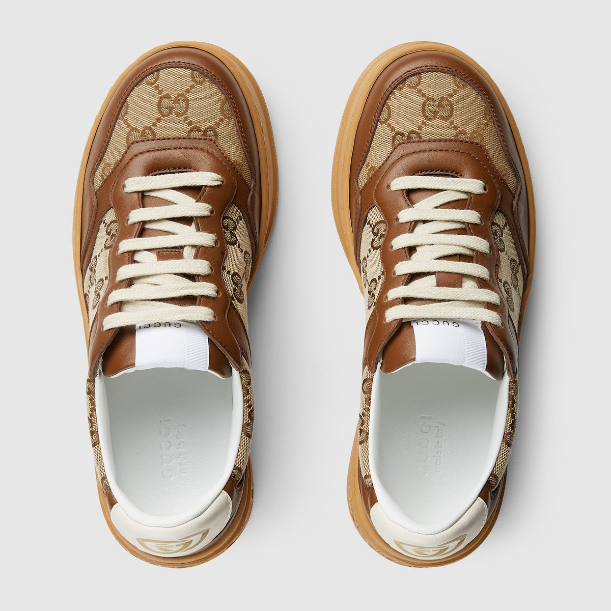 GG sneaker – with a chunky silhouette, this sneaker plays with shapes, colors and materials to – LUX VERSE Luxury Designer Fashion Outlet