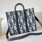 Handtasche in Schwarz und Grau