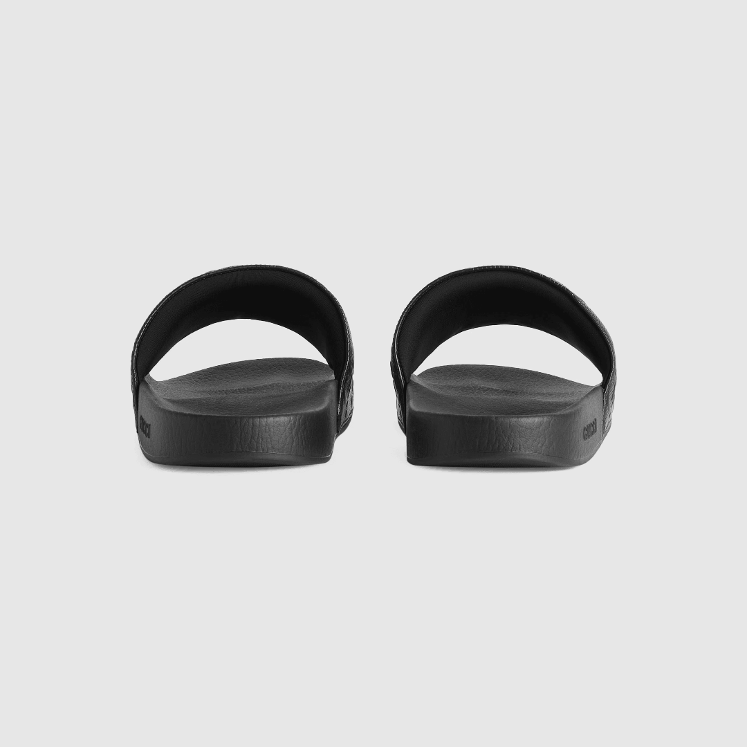 Men's Gg Slide Sandal – created with the same processes used for tanning, the new material offers pliable – LUX VERSE Luxury Designer Fashion Outlet