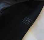 Dunkelblaue und schwarze Pufferjacke – Herren