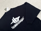 Schwarzes Baumwoll-Rundhals-Sweatshirt mit Logo – Herren