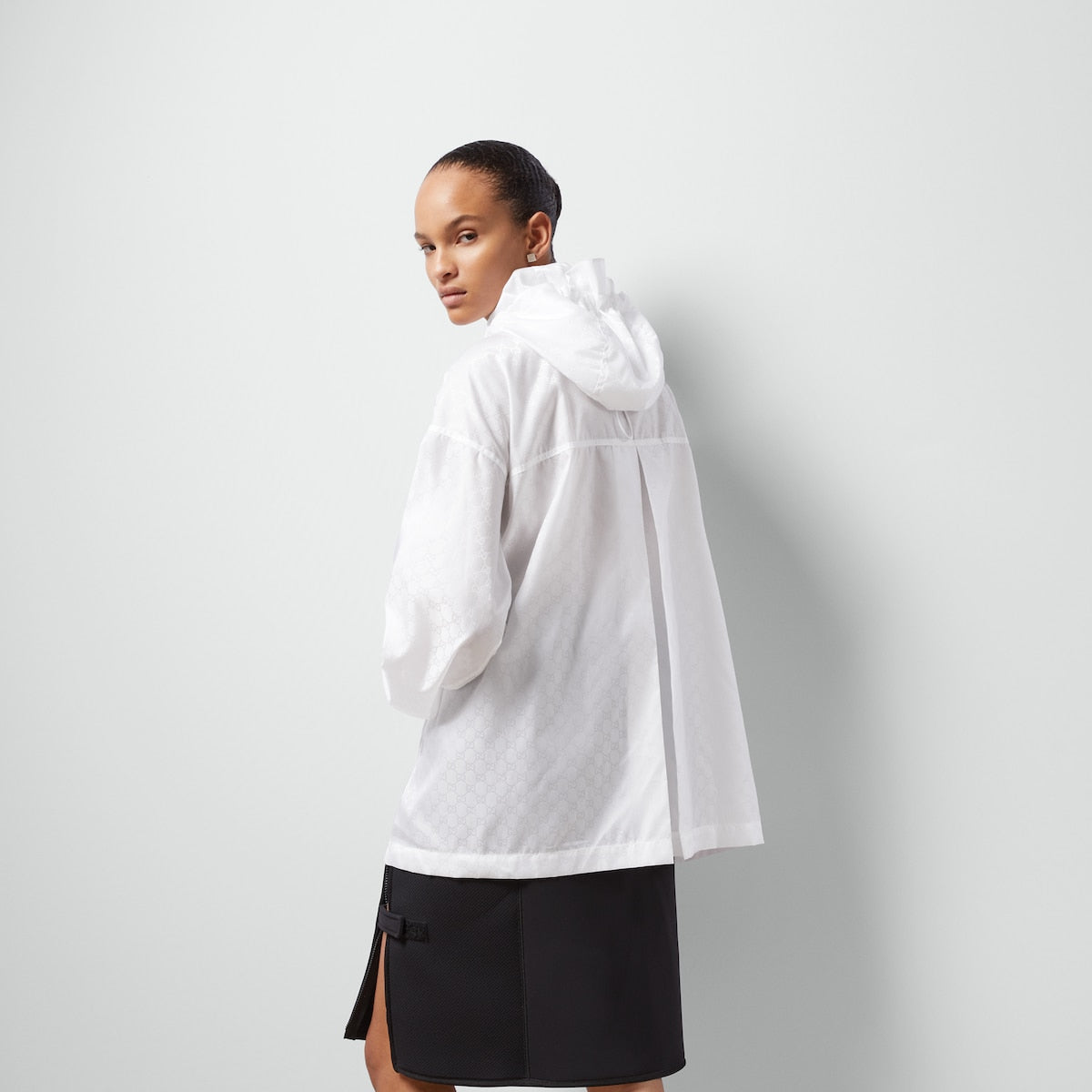 Nylon GG jacquard jacket – defined by the interlocking G patch that is presented on the front, the symbol is – LUX VERSE Luxury Designer Fashion Outlet
