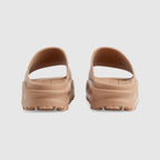 Embossed sandal with Interlocking G – influenced by an archival design from the'70s-a hallmark era of the House, – LUX VERSE Luxury Designer Fashion Outlet