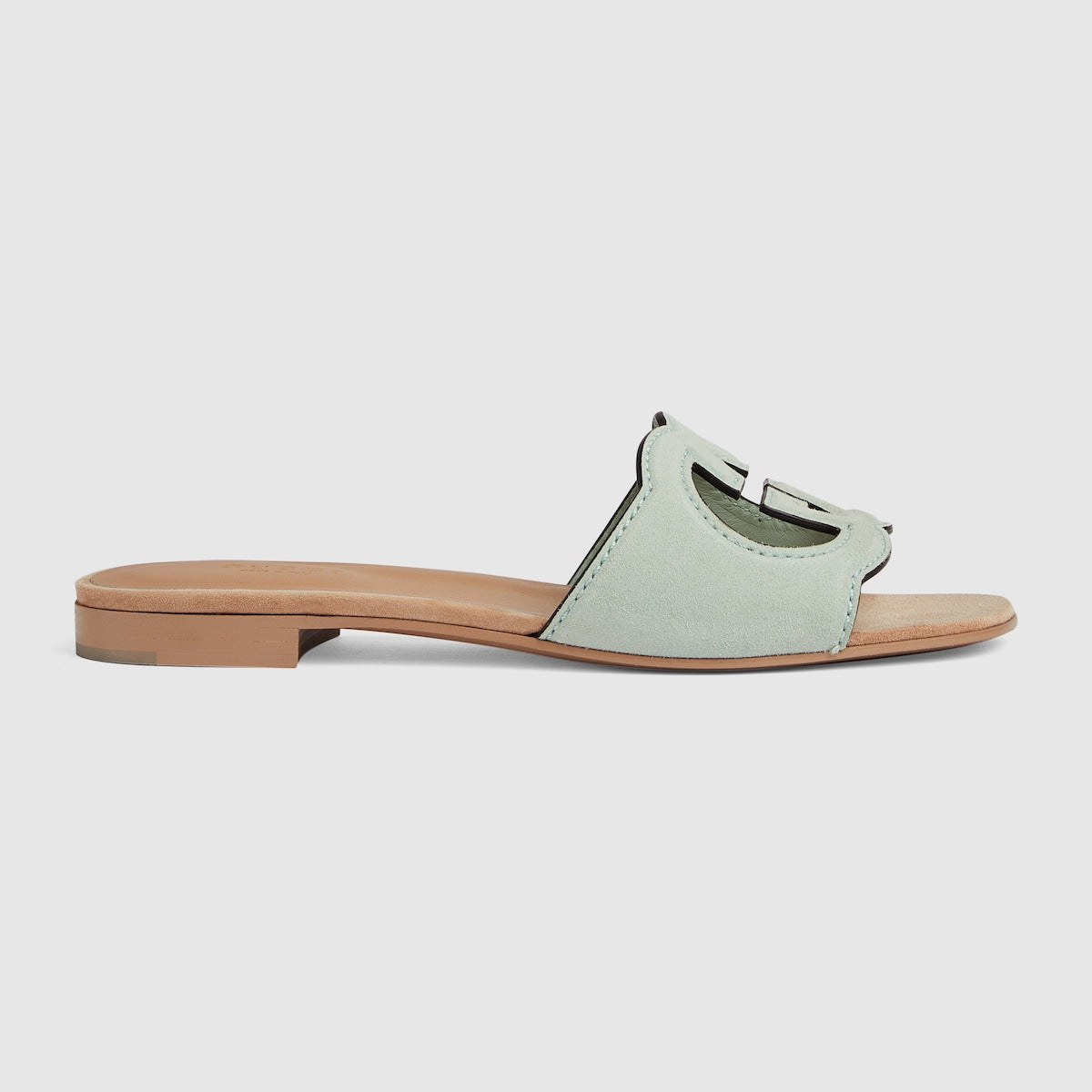 Women's suede sandal with interlocking G – inspired by the summer spirit and beach clubs on the Italian coast, this item is – LUX VERSE Luxury Designer Fashion Outlet