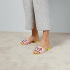 Women's sandal with interlocking G – historic symbols continue to be reimagined and reinterpreted in new ways for – LUX VERSE Luxury Designer Fashion Outlet