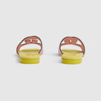 Women's sandal with interlocking G – historic symbols continue to be reimagined and reinterpreted in new ways for – LUX VERSE Luxury Designer Fashion Outlet