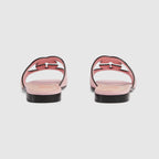 Women's G cut-out sandal – influenced by an archival design from the 1970s, the Interlocking G appears as – LUX VERSE Luxury Designer Fashion Outlet