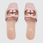 Women's G cut-out sandal – historic symbols continue to be reimagined and reinterpreted in new ways for – LUX VERSE Luxury Designer Fashion Outlet