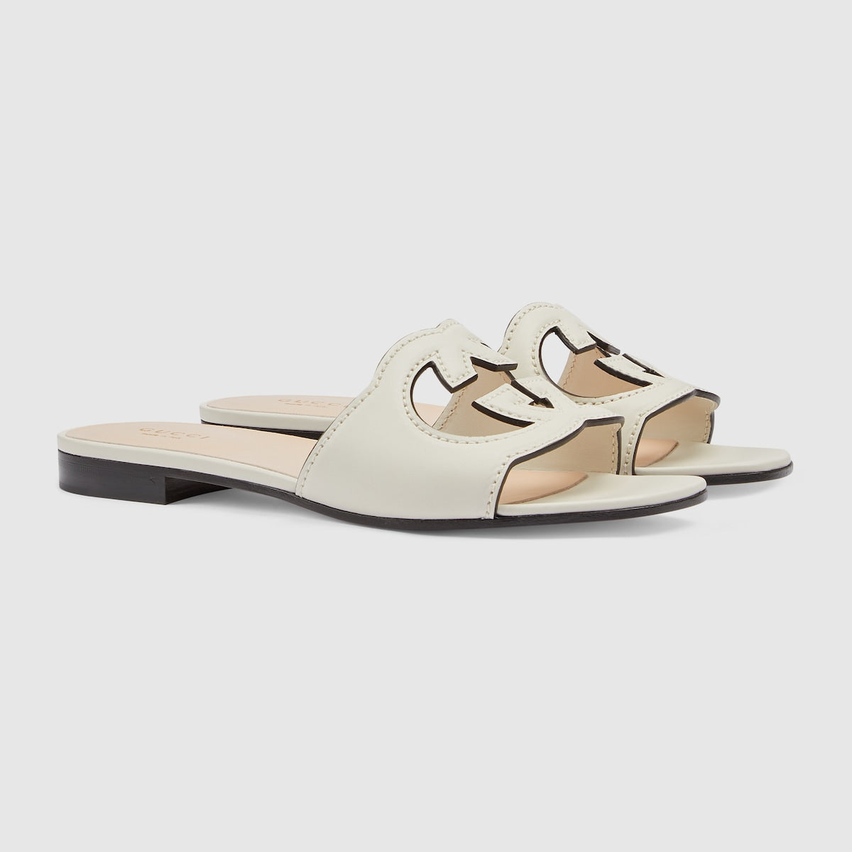 Suede sandal with interlocking G – an ode to timeless elegance, the Love Parade collection explores archival symbols – LUX VERSE Luxury Designer Fashion Outlet