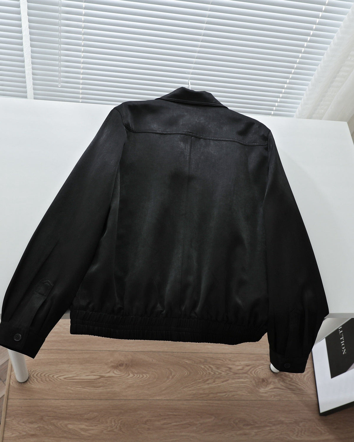 Black Nylon Zip Pocket Blouson - Men's