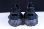 Yeezy 350 V2 Boost Bred schwarz-rote Sneakers