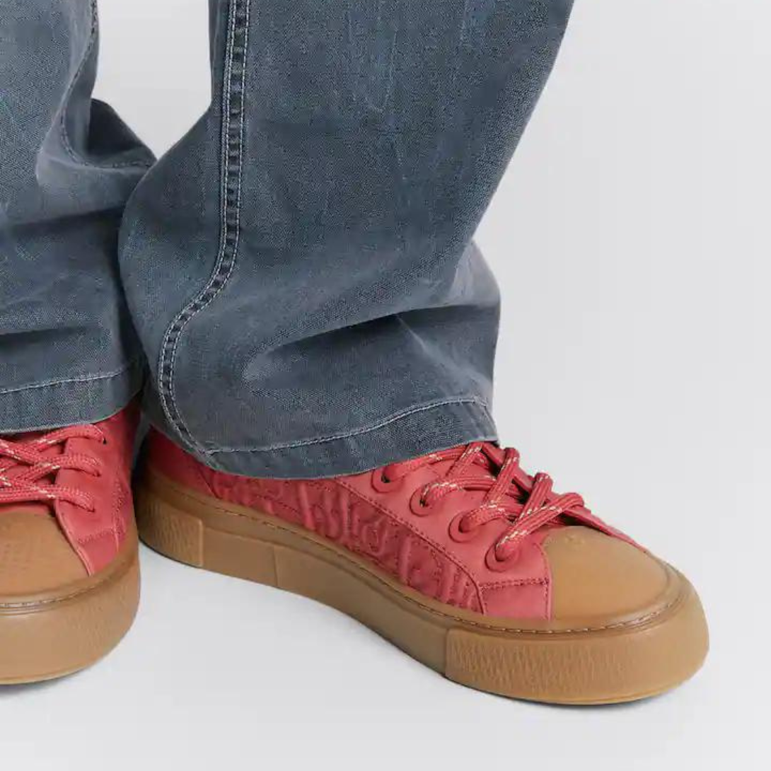 B33 Sneaker – Dyed Cotton LIMITED AND NUMBERED EDITION – the tongue is accented by an embossed signature, and the signature embellishes – LUX VERSE Luxury Designer Fashion Outlet