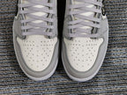 White Leather Print High-Top - Men's