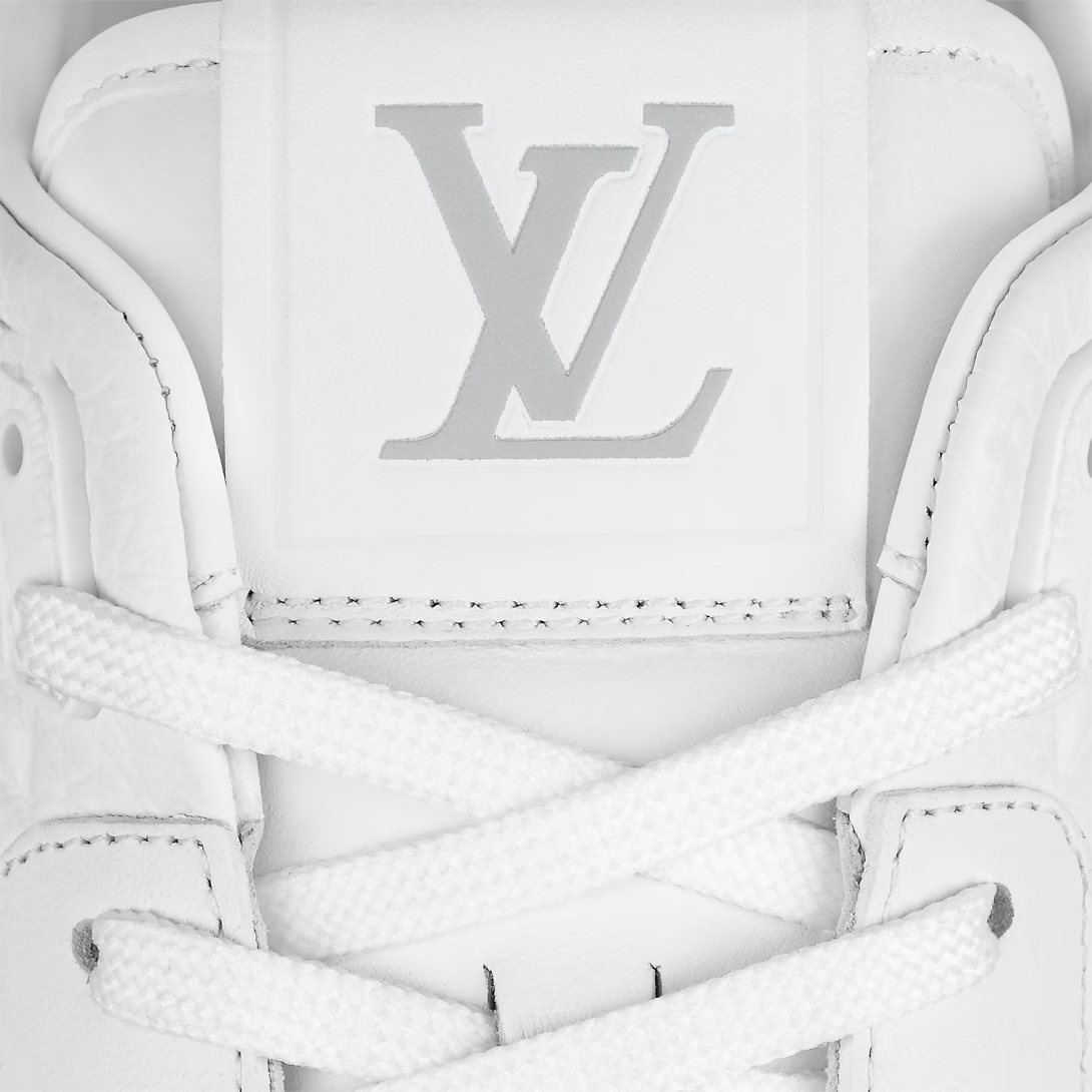 Run Away Leather Sneaker – the wedge-shaped rubber outsole, which was inspired by running shoes, is – LUX VERSE Luxury Designer Fashion Outlet