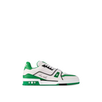 Trainer Sneaker Leather – the Trainer sneaker is reinterpreted in grained calf leather with colorful accents – LUX VERSE Luxury Designer Fashion Outlet