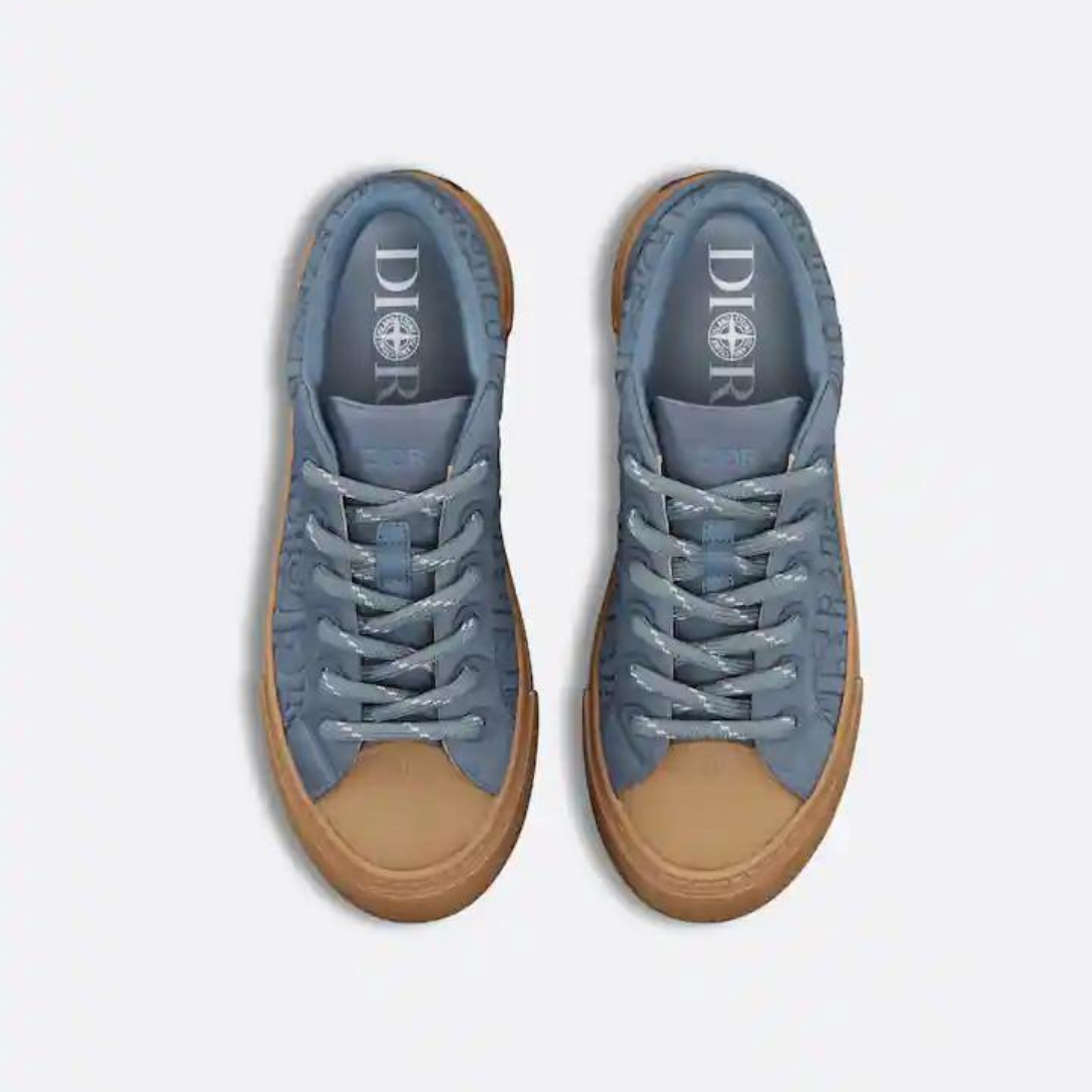 B33 Sneaker – Dyed Cotton LIMITED AND NUMBERED EDITION – the tongue is accented by an embossed signature, and the signature embellishes – LUX VERSE Luxury Designer Fashion Outlet