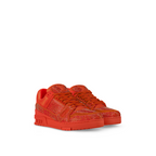 Trainer Sneaker Orange Crystal – this exceptional interpretation of the Trainer sneaker is covered in sparkling – LUX VERSE Luxury Designer Fashion Outlet