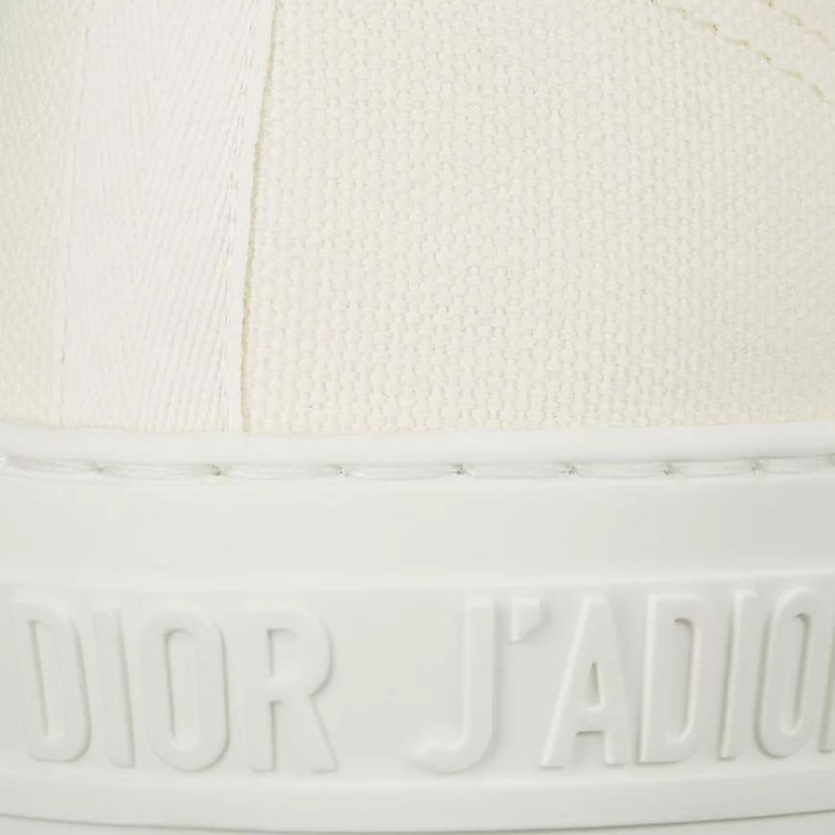Walk'n'Cotton Canvas Sneaker – embellished with tonal calfskin inserts and antique gold-finish metal detailing, – LUX VERSE Luxury Designer Fashion Outlet