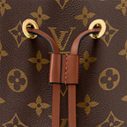 NéoNoé MM Caramel Brown – 26 x 26 x 17.5 cm(Depth x Height x Width) Caramel Brown Monogram coated canvas – LUX VERSE Luxury Designer Fashion Outlet