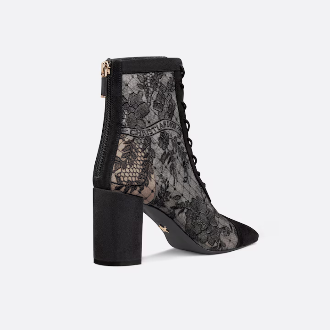 Naughtily-D Heeled Ankle Boot – the ankle boot is distinguished by its no-tongue design for an openwork effect – LUX VERSE Luxury Designer Fashion Outlet
