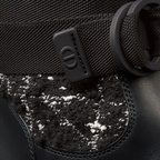 D-Major Boot – the adjustable strap highlighting the ankle and the notched sole – LUX VERSE Luxury Designer Fashion Outlet