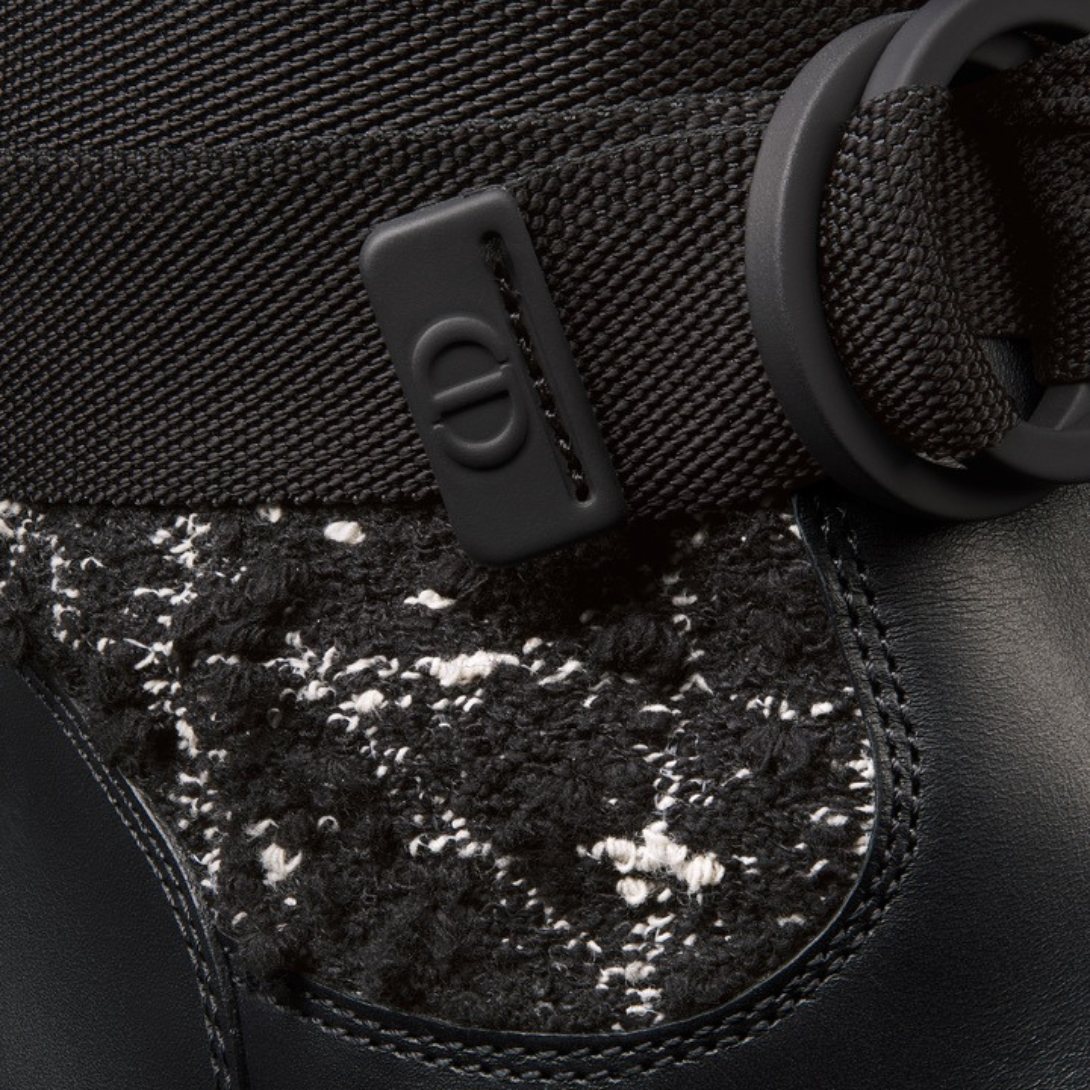 D-Major Boot – the adjustable strap highlighting the ankle and the notched sole – LUX VERSE Luxury Designer Fashion Outlet