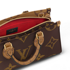 OnTheGo East West Brown – a removable round coin purse completes this versatile design – LUX VERSE Luxury Designer Fashion Outlet