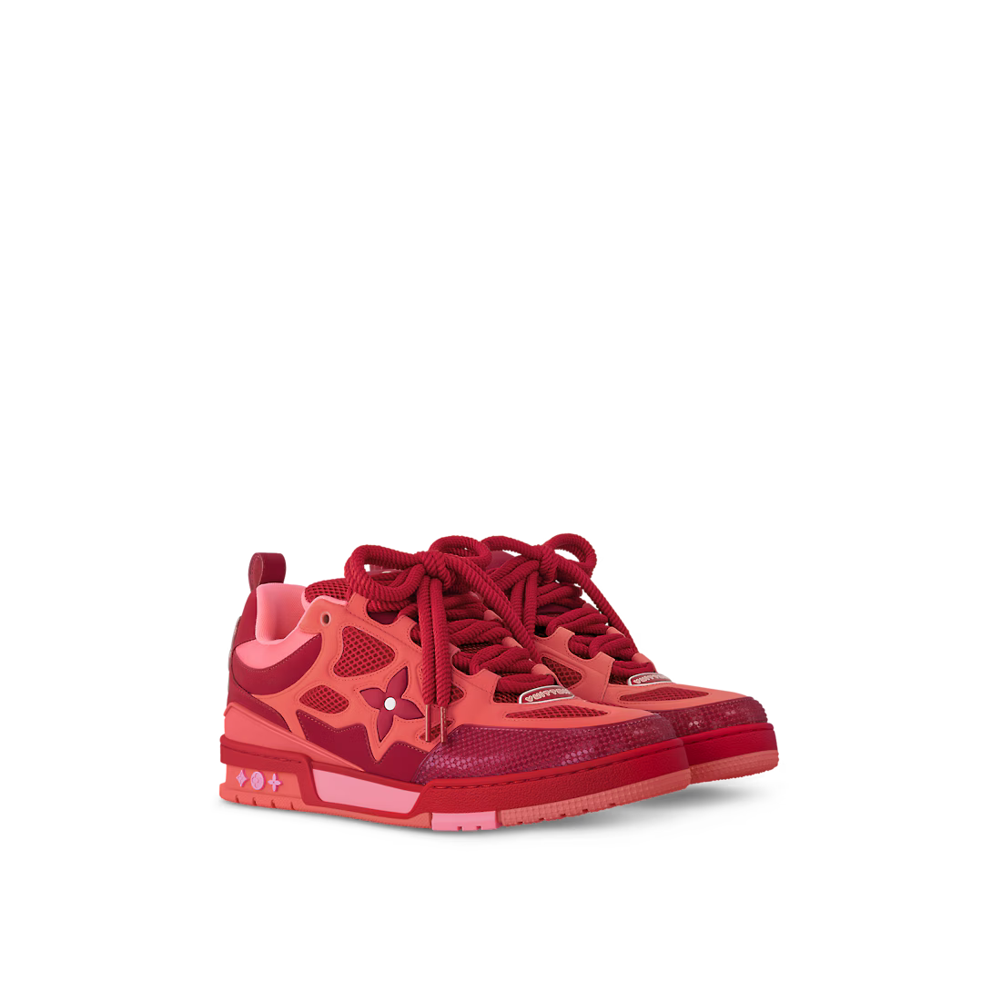 Skate Sneaker – this colorblock version of the Skate sneaker comes in a mix of nubuck calf leather – LUX VERSE Luxury Designer Fashion Outlet
