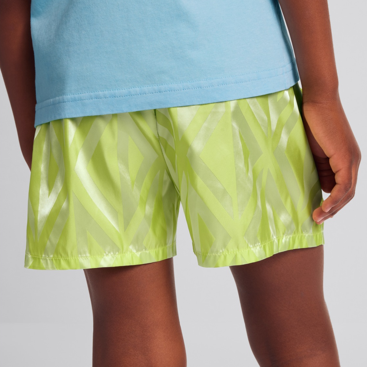 Yellow Kids'Swim Shorts – stretch waistband Slanted pockets Main composition: 100% polyamide Mesh lining – LUX VERSE Luxury Designer Fashion Outlet
