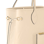 Neverfull MM Creme – the Neverfull MM tote bag is made from grained Monogram Empreinte leather, – LUX VERSE Luxury Designer Fashion Outlet