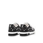 Trainer Iconic Style Sneaker – this seasonal version of the Trainer sneaker comes in Monogram textile, a key theme – LUX VERSE Luxury Designer Fashion Outlet