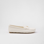 Leather driving shoes – the shoes defined by light and flexible rubber lug soles are embellished with – LUX VERSE Luxury Designer Fashion Outlet