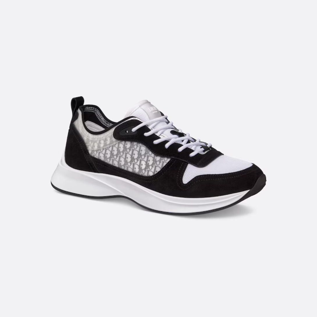 B25 Runner Sneaker Black – the B25 Runner sneaker pairs a sporty silhouette with House codes of elegance – LUX VERSE Luxury Designer Fashion Outlet