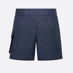 Oblique Swim Shorts – the swim shorts can be paired with a T-shirt or polo shirt to complete a summer look – LUX VERSE Luxury Designer Fashion Outlet