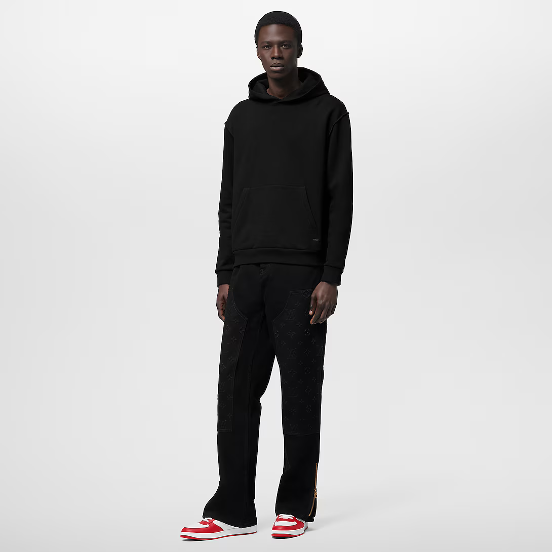 Rivoli Sneaker Red – the graphic, bicolor design is complemented by a dynamic, oversized Initials – LUX VERSE Luxury Designer Fashion Outlet