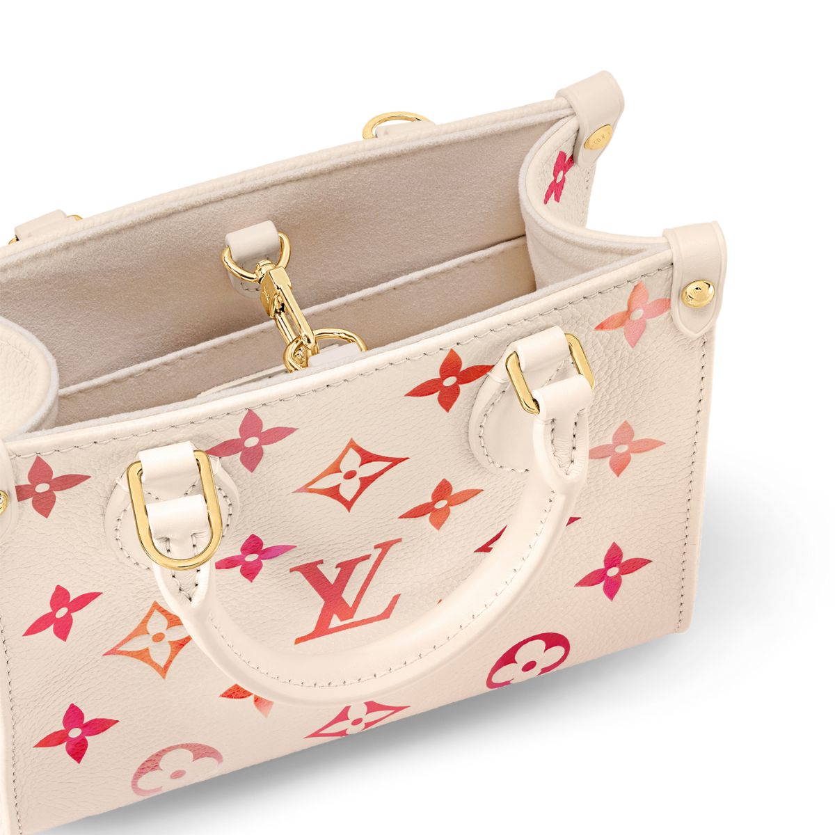 OnTheGo BB beige – a hint of glossiness is screen-printed onto the surface, like glistening drops – LUX VERSE Luxury Designer Fashion Outlet