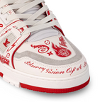 Trainer Smooth Printed Sneaker – the back of the sneaker displays the #54 logo, referring to 1854 – LUX VERSE Luxury Designer Fashion Outlet